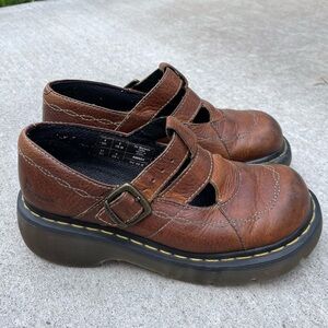 Brown Dr. Marten loafers